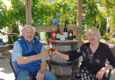 Silvio Ciccone with his wife Joan.